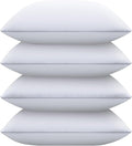 Piwaal Bed Pillows for Sleeping Queen Size Set of 4, Down Alternative Filling by Home