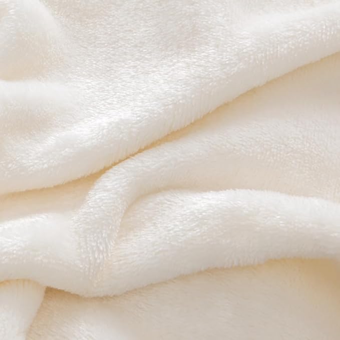 BEDELITE Flannel Sheets Twin Size White - Image 6