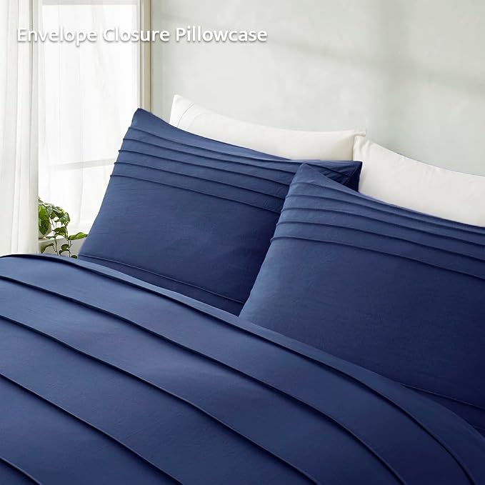 Oli Anderson Navy Blue Duvet Cover Queen Size - Image 5