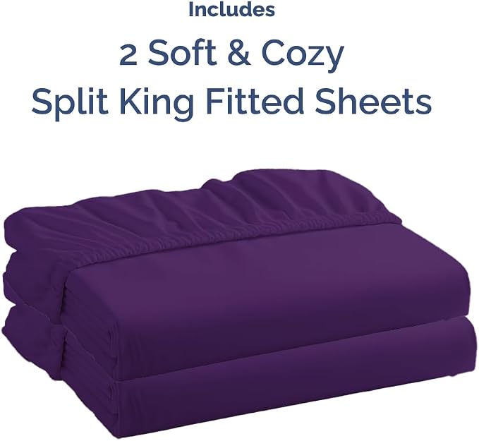 Split King Fitted Bed Sheet - Image 4