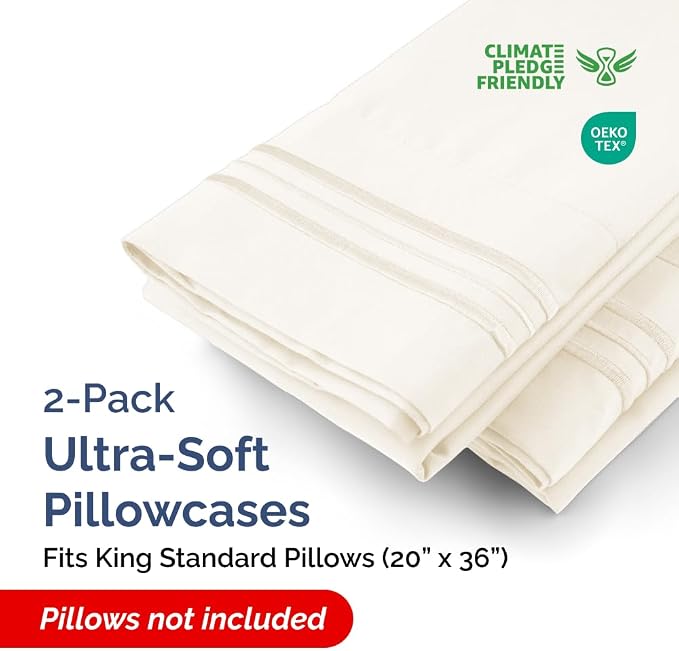 King Standard Pillow Cases Set of 2 - Image 2