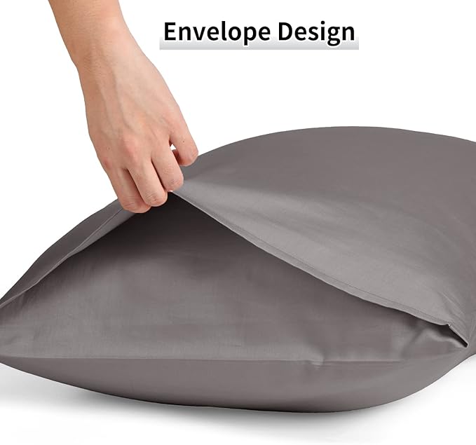 Warmstar Cotton Pillow Cases King Size Set of 2, 600 Thread Count Pillowcases - Image 5