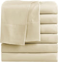 FreshCulture Queen Flat Sheets Only, Soft Microfiber Bedding Sheets by FreshCulture