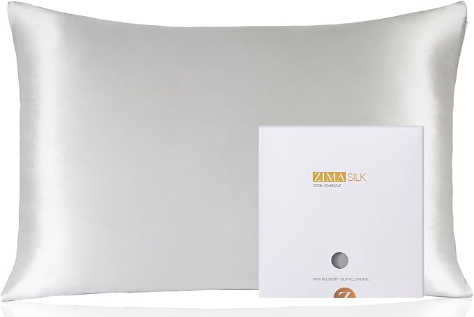 ZIMASILK 100% Pure Mulberry Silk Pillowcase by ZIMASILK