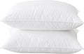 BHZ King Size Pillows Feather Down Set of 2 Hotel My King Pillows Bed Goose by BHZHouseholdProducts
