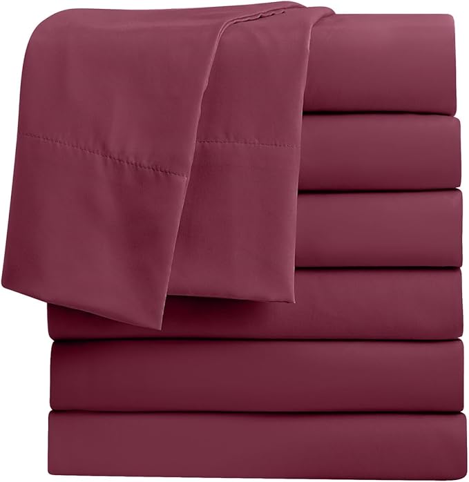 FreshCulture King Flat Sheets Only, Soft Microfiber Bedding Sheets by FreshCulture