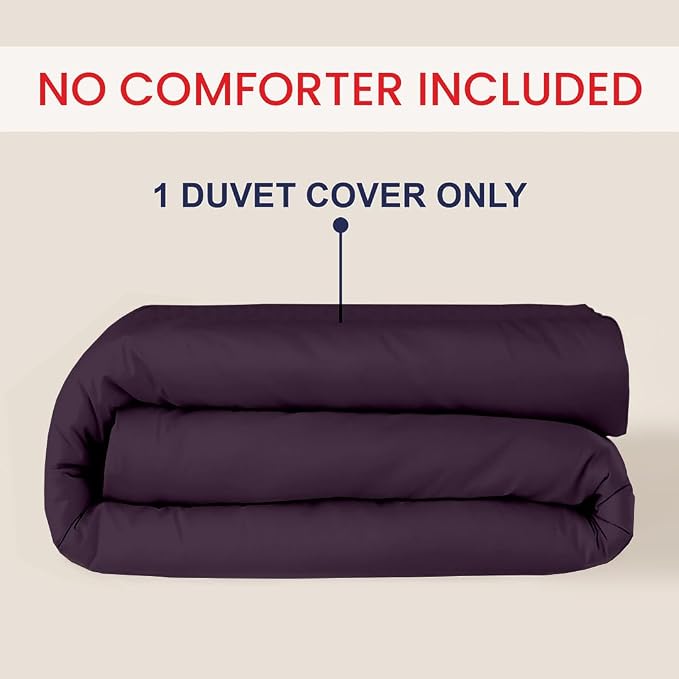 Kotton Culture 1 Pc 120" x 98" Duvet Cover Oversized King 100% Egyptian Cotton - Image 2