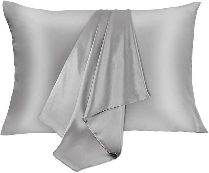 JOGJUE Silk Pillowcase for Hair and Skin 2 Pack 100% Mulberry Silk Bed by JOGJUE