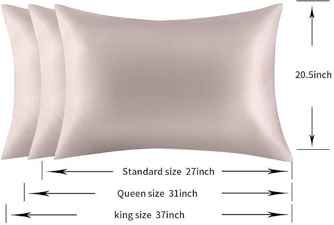 Jocoku 100% Mulberry Silk Pillowcases Set of 2 - Image 5