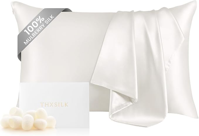 THXSILK 100% Pure Mulberry Silk Pillowcase by THXSILK