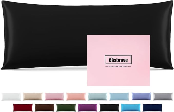 Silk Body Pillow Cover Pillow Pillowcase by Casbrove