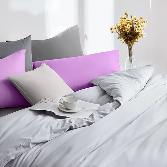 FLXXIE King Pillow Cases Set of 2, Soft Microfiber Pillow Covers - Image 2