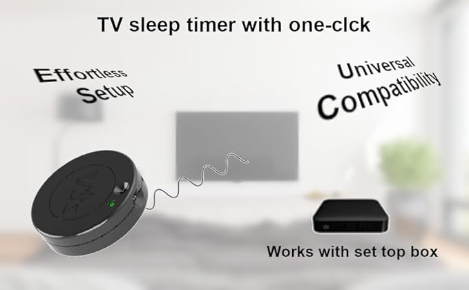 zTV Sleep Timer Remote – One-Button TV Sleep Timer – Samsung Ready, IR Learning - Image 2