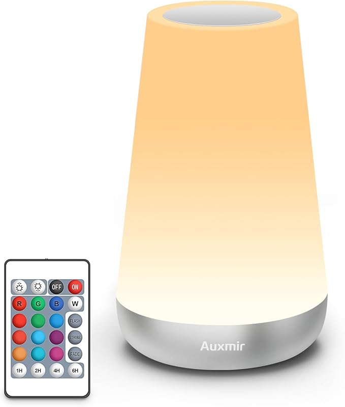 Auxmir Night Light for Kids Baby, 2500mAh13 RGB Colors & 5 Brightness, Portable by Auxmir