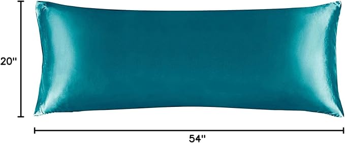 BEDELITE Satin Body Pillow Cover, Super Soft and Cooling Body Pillow Pillowcase - Image 6