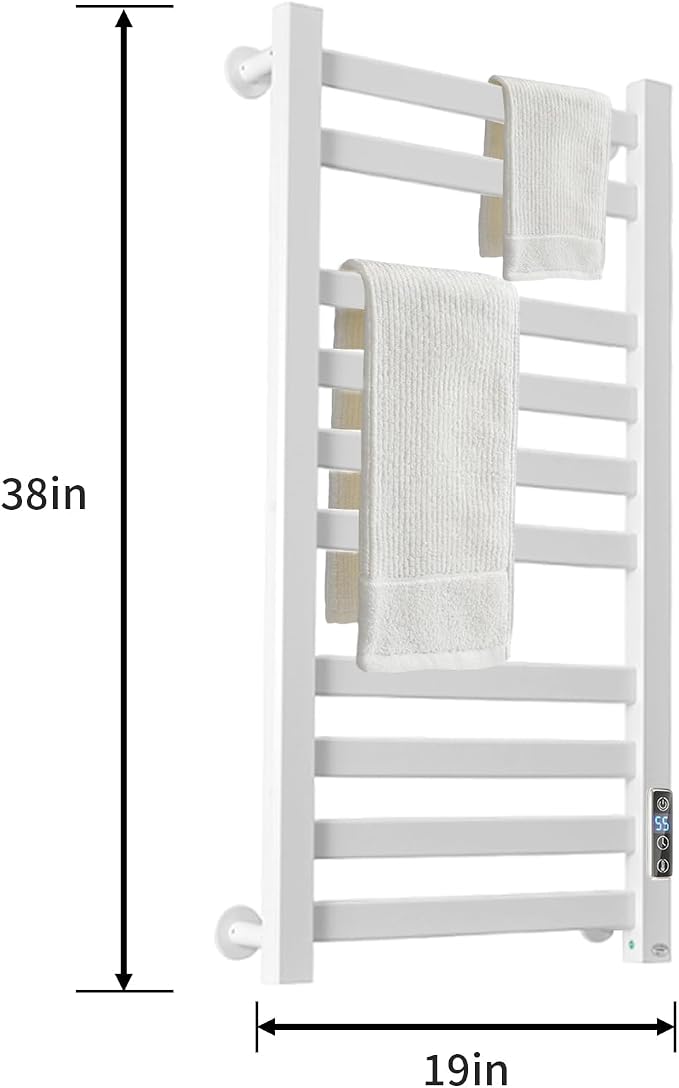 Heated Towel Rack for Bathroom Towel Warmer Racks Wall Mounted - Image 7