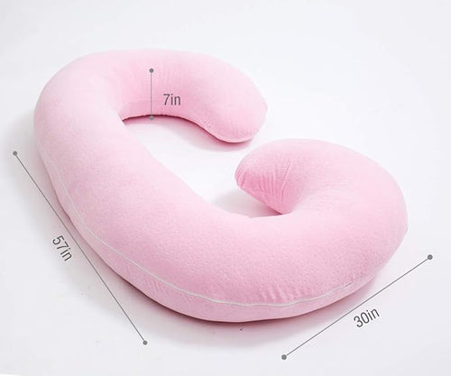 1 MIDDLE ONE Pregnancy Pillow, C Shaped Body Pillow - Image 2