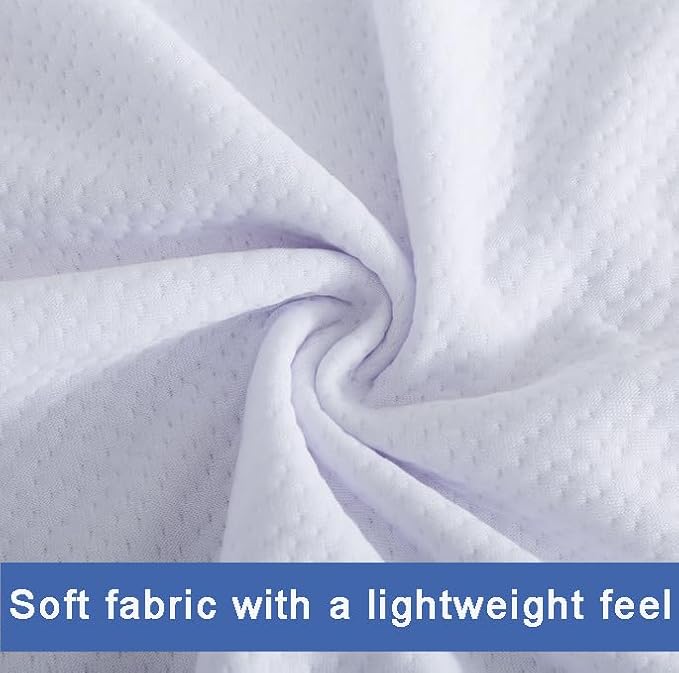 SHOUREN Mattress Topper Cover Only Full, 2-3 Inch Zippered Mattress Topper - Image 4