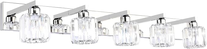 Aipsun Crystal Bathroom Vanity Light Stainless Steel Modern Vanity Light 5 by Aipsun