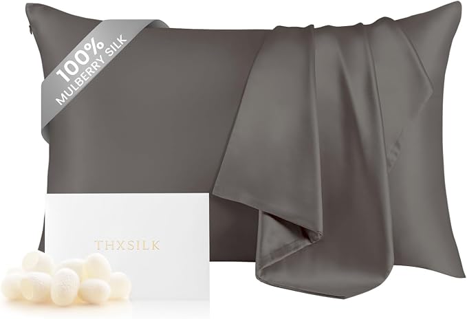 THXSILK 100% Mulberry Silk Pillowcase by THXSILK