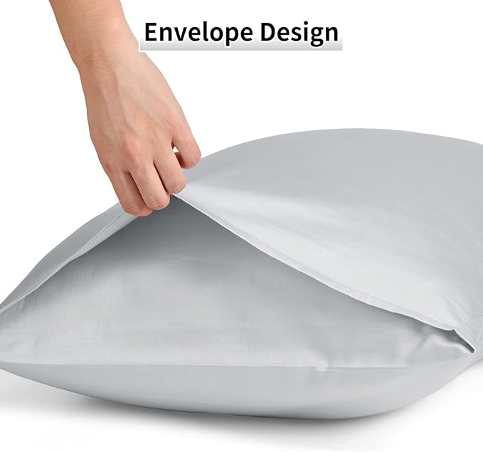 Warmstar Cotton Pillow Cases King Size Set of 2, 600 Thread Count Pillowcases - Image 5