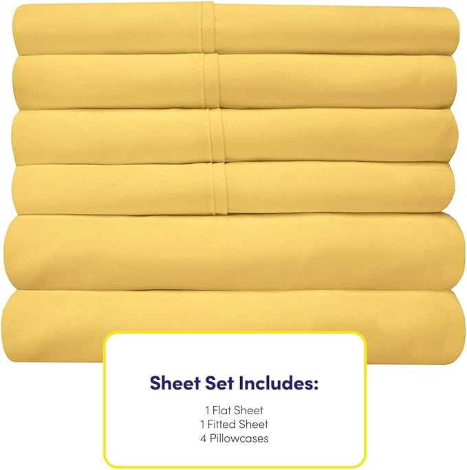 Sweet Home Collection 6 Piece 1500 Supreme Collection Brushed Microfiber Deep - Image 4