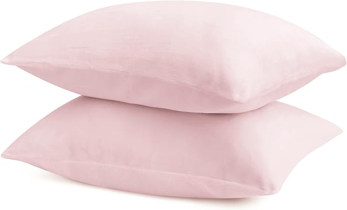 BEDELITE Flannel Pillowcases Standard Set of 2, Super Soft Fleece Pillow Case - Image 9