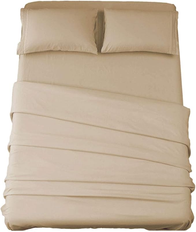 SONORO KATE Bed Sheet Set Super Soft Microfiber 1800 Thread Count Luxury by SONOROKATE