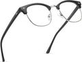 Blue Light Blocking Glasses Vintage Half Frame UV Clear Lens Anti Eyestrain by AOMASTE