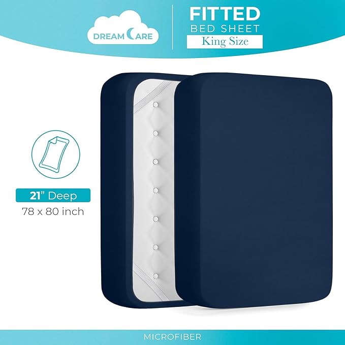 DREAMCARE Queen Fitted Sheet - Image 4