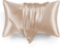 Love's cabin Satin Pillowcase Set of 2 Queen Size 20x30, Cooling Pillow Covers by Lovescabin
