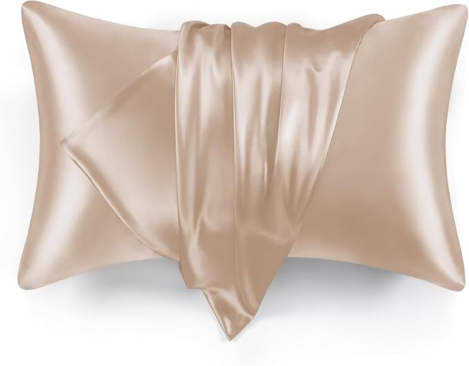 Love's cabin Satin Pillowcase Set of 2 Queen Size 20x30, Cooling Pillow Covers by Lovescabin