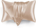Love's cabin Satin Pillowcase Set of 2 King Size 20x36, Cooling Pillow Covers by Lovescabin