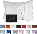 Mulberry Silk Pillowcase for Hair and Skin, Standard Size Cooling Silk Pillow by SIYUAN