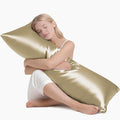 MR&HM Satin Body Pillow Cover, Soft and Breathable Body Pillow Case by MRHM