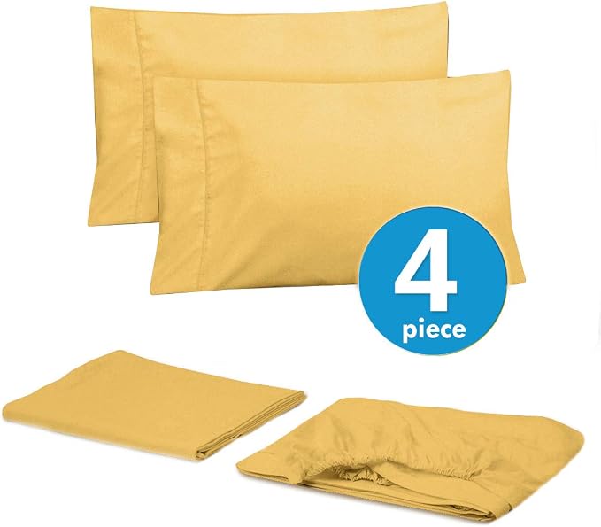 Sweet Home Collection Quality Deep Pocket Bed Sheet Set - Image 3
