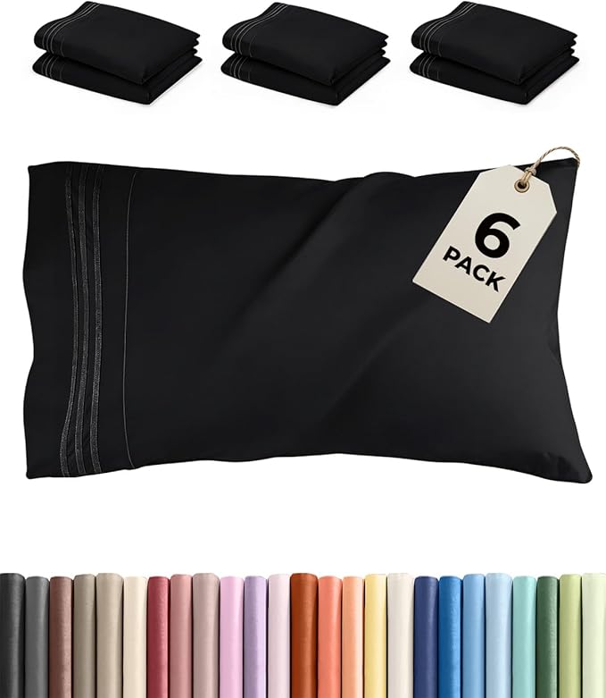 King Pillow Cases Set of 6 by CGKUnlimited