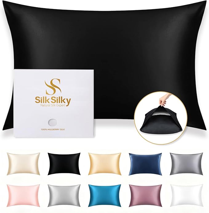 SilkSilky 100% Mulberry Silk Pillowcase - Image 8