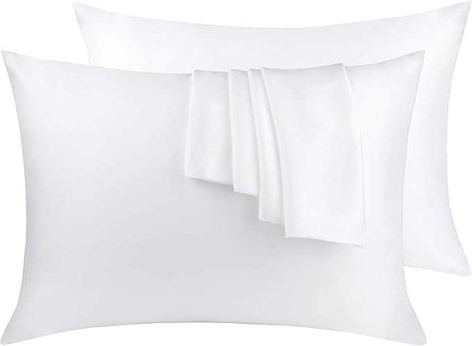 100% Silk Pillow Cases 2 Pack, Mulberry Silk Pillowcase by Victivic
