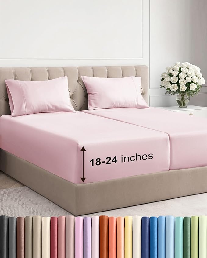 Extra Deep Split King Sheet Set by CGKUnlimited
