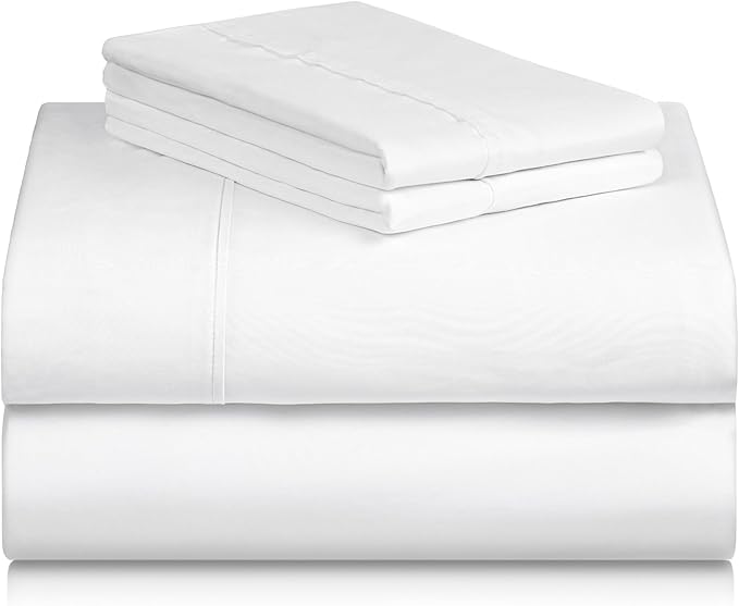 LuxClub 4 PC Queen Sheet Set, Bed Sheets Queen Size, Deep Pockets 18" Wrinkle - Image 9