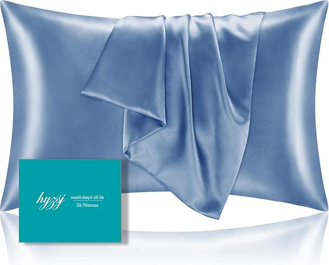 Mulberry Silk Pillowcase for Hair and Skin Standard Size 20"X 26" by Unknown