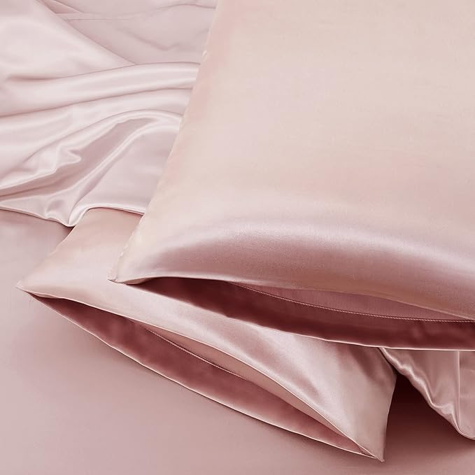 Aormenzy Champagne Satin Pillowcase by Aormenzy
