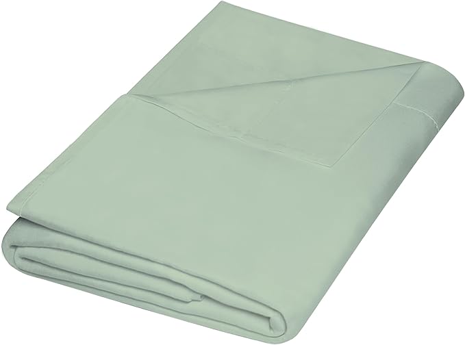 ZPECC Queen Flat Sheet Only 1 Pack, Durable Sage Green Top Bed Sheets by ZPECC-ABrandThatHasBeenFocusedOnBabyProductsFor18Years