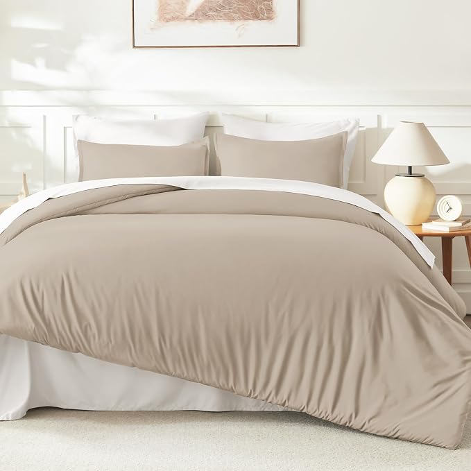 Litanika Twin XL Comforter Set Khaki, 2 Pieces Extra Long Dorm Bedding Sets - Image 6