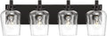 Bathroom Light Fixtures, 4-Light Modern Vanity Light by Metwet