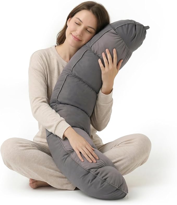 Peallow – Long Round Body Pillow by Ailuteie