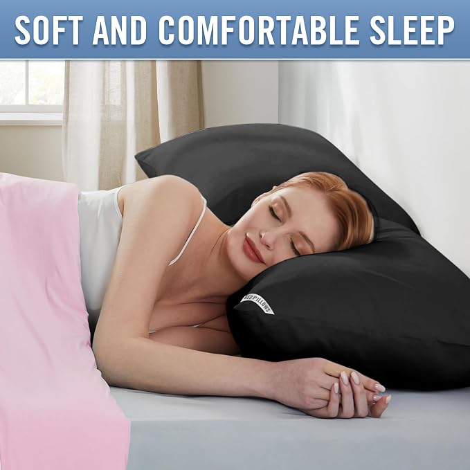 Piwaal Luxury Hotel Pillows for Sleeping 4 Pack, Bed Pillows Standard Size Set - Image 5