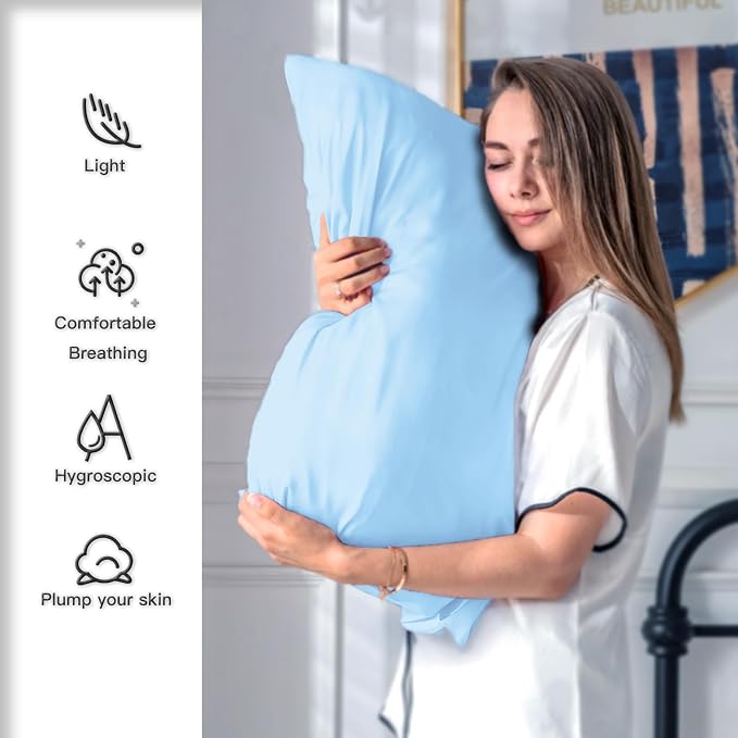 Mulberry Silk Pillowcase for Hair and Skin Pillow Case - Image 3