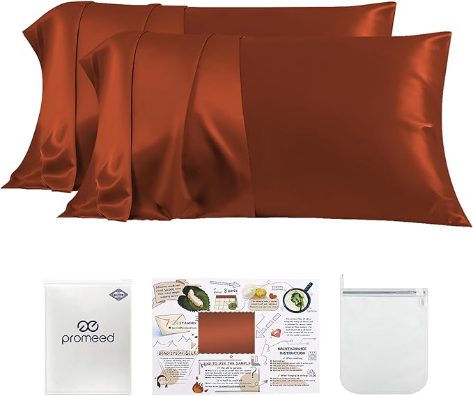 PROMEED 23 Momme Silk Pillowcase 2 Pack by PromeedTextile